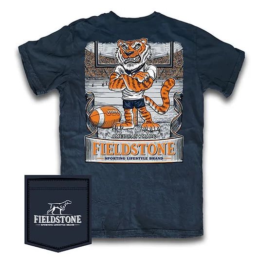 Fieldstone Game Day Tiger Short Sleeve Navy