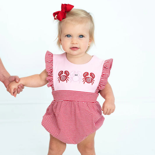 Crab Ruffle Sunsuit