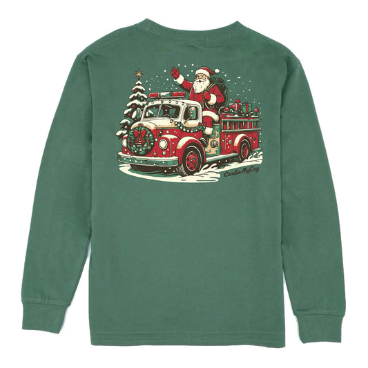 Kids Fire Truck Santa LS