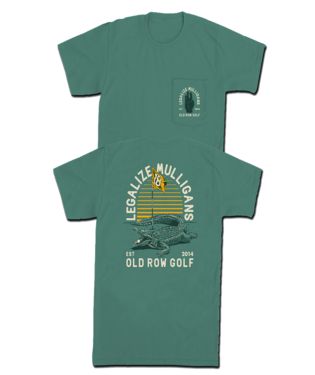 Old Row Mulligans Golf Gator Short Sleeve Tee