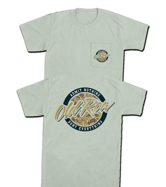 Old Row Outdoors 80s Camo Circle Pocket Tee