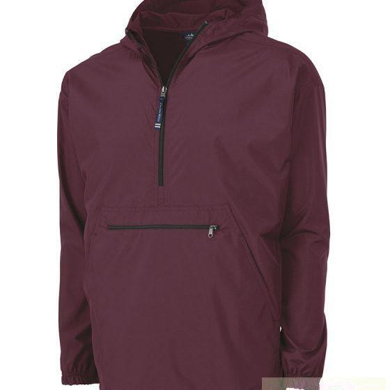 Youth Maroon Charles River Pack-N-Go Pullover