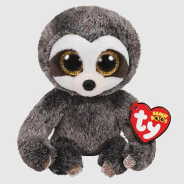 TY Beanie Boo Dangler Two Tone Grey Sloth