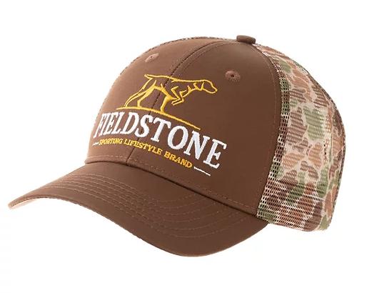 Fieldstone Hat Logo with Pointer Dog