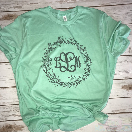 Monogram Laurel Wreath Short Sleeve T-Shirt