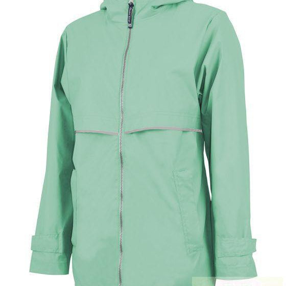 Women's Mint Charles River New Englander Rain Jacket