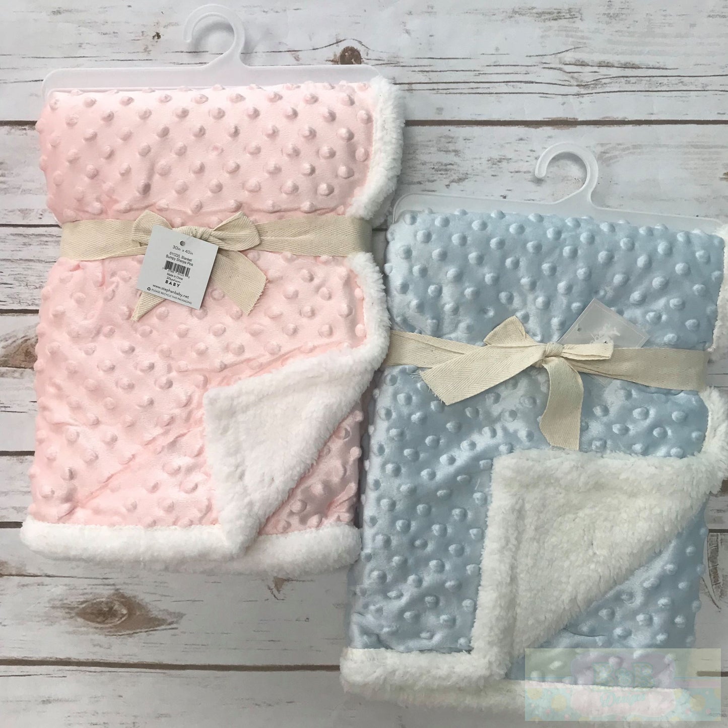 Baby Snuggle Blanket Minky Sherpa